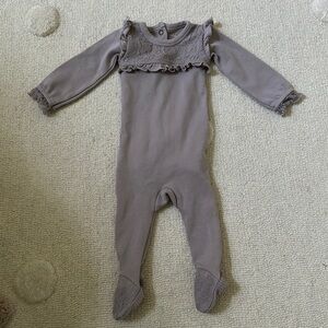 Loved baby organic lace onesie 3-6 months 12-16 lbs NWOT